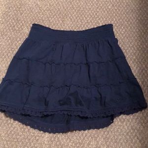 Navy blue Justice skirt